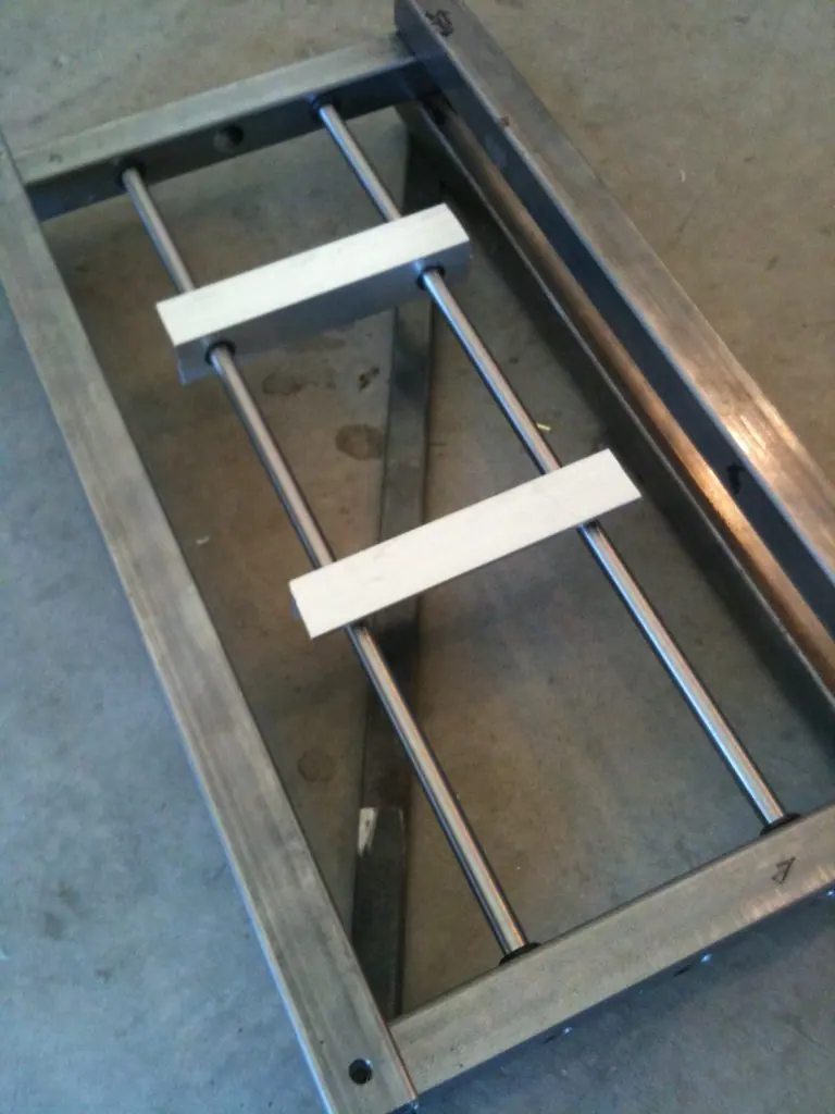 Base and X Sub Frames Assembled