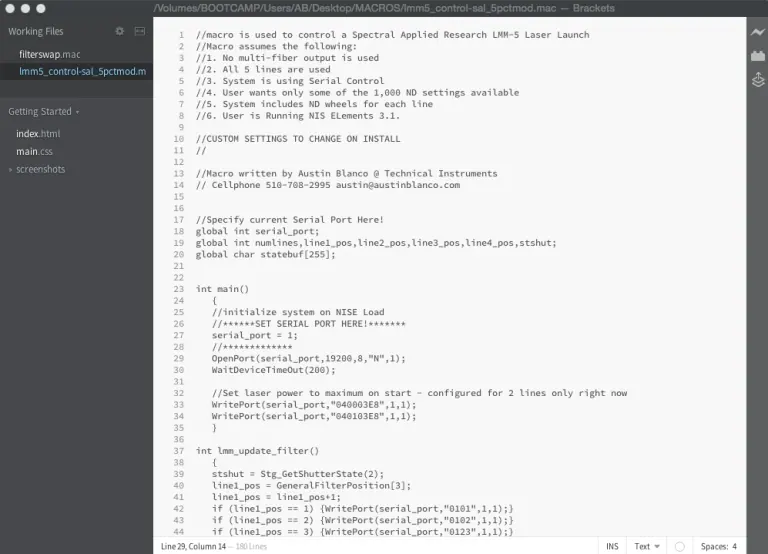 Image from “Adobe Brackets is a nice, free text editor”